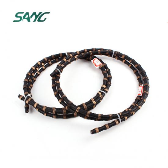 diamond wire saw, wire rope saw, wire saw rope, diamond rope saw, marble quarry diamond wire saw, diamond cutting rope