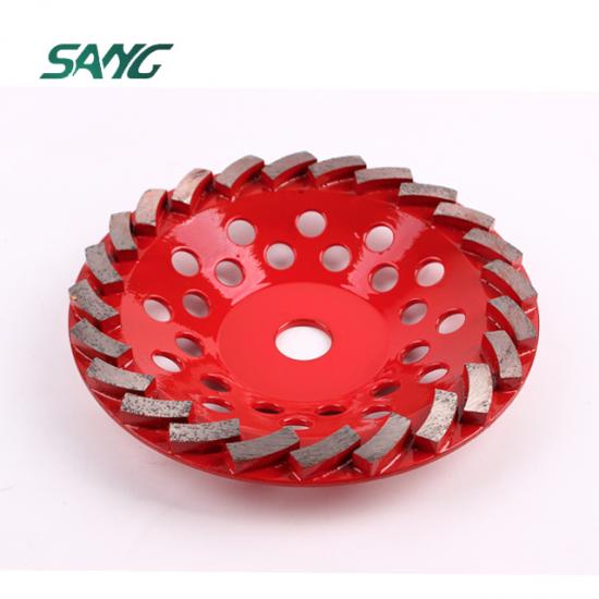 diamond cup wheel, concrete polishing discs, floor grinding tool, abrasive plate