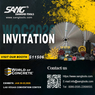 SANG Diamond Tools expondrá en World of Concrete 2026, stand S11506