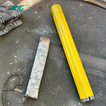 Rendimiento comprobado: broca de diamante con segmento turbo SANG Arix Technology para hormigón armado