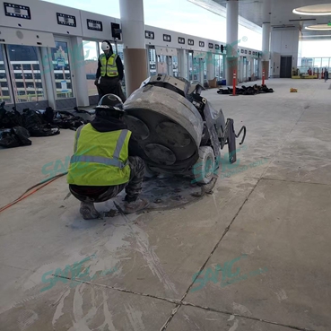 ¿Por qué los contratistas estadounidenses eligen las zapatas de pulido de diamante SANG para el pulido de pisos LAX?